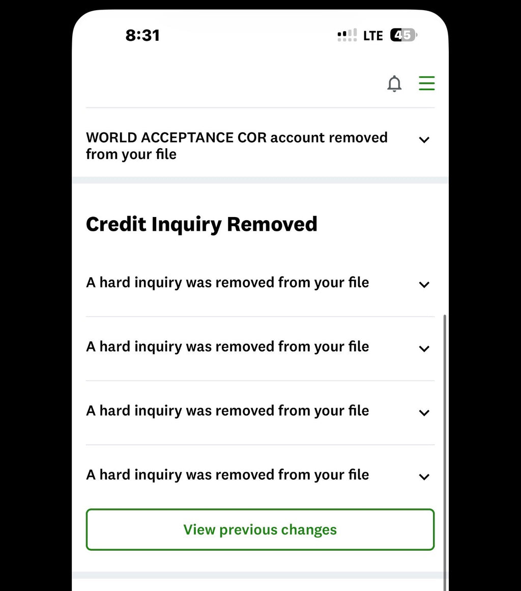 Hard Inquiry Removal